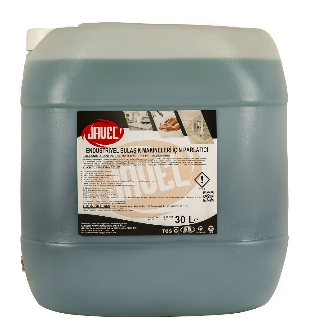 ENDÜSTRİYEL BULAŞIK MAKİNASI PARLATICISI 20,8 lt