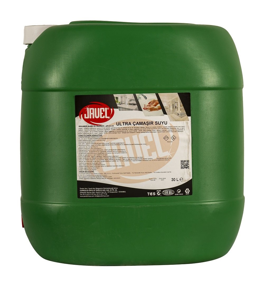 ULTRA ÇAMAŞIR SUYU 30 KG - YOĞUN