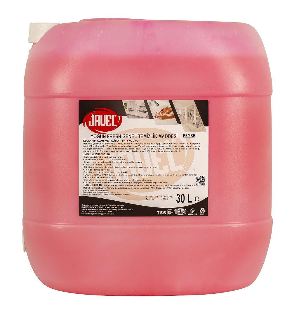 JAVEL EXTRA YOĞUN FRESH PARF. YÜZEY TEMİZLEYİCİ 5 kg - PEMBE