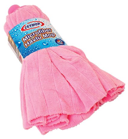 MİKROFİBER HAVLU MOP PEMBE
