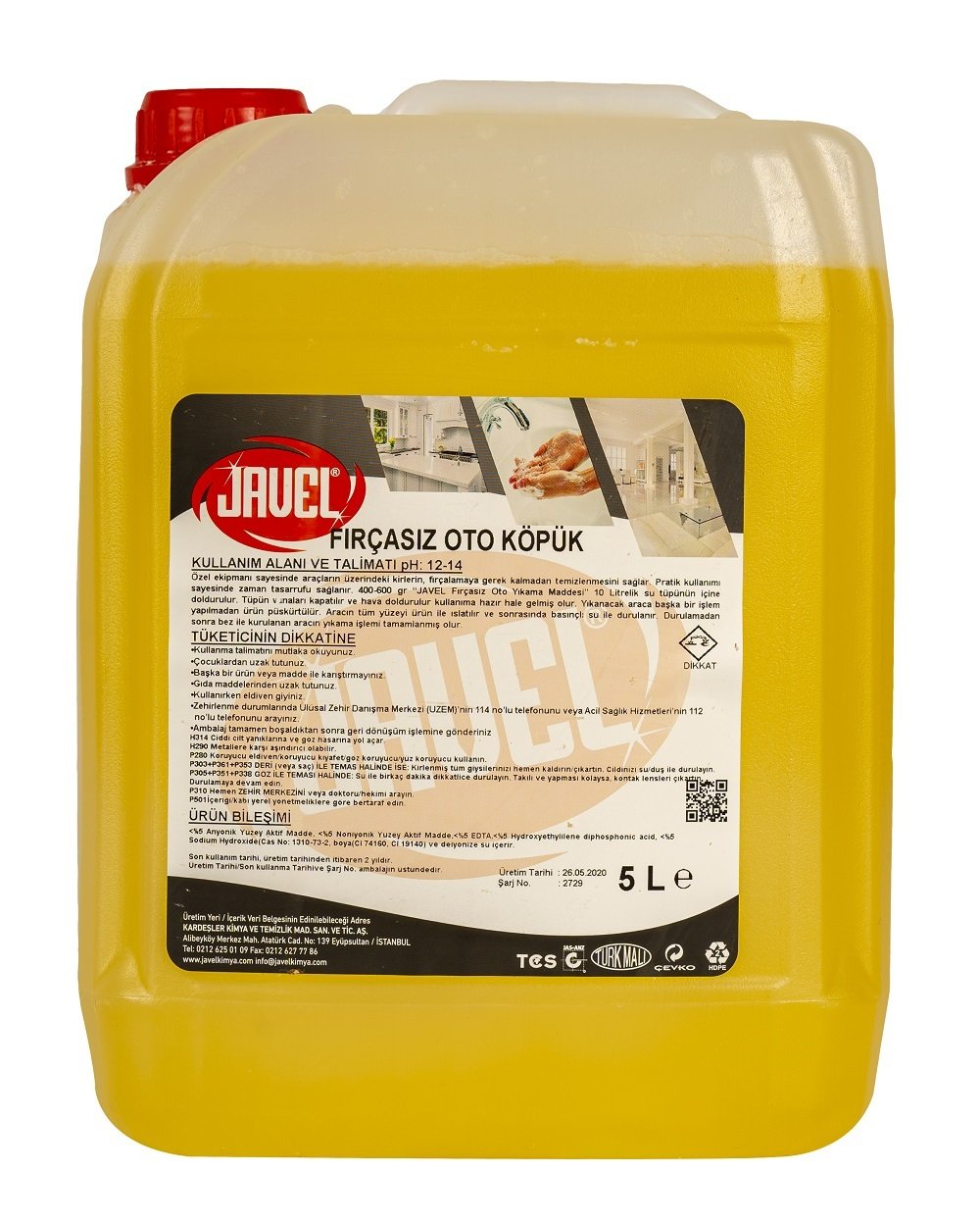 FIRÇALI YIKAMA 5 kg