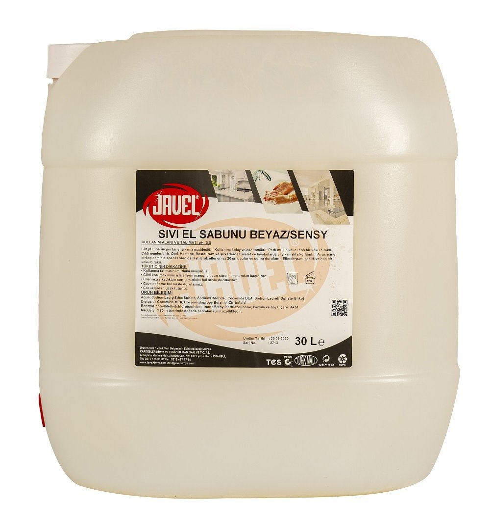 JAVEL EL SABUNU 30 KG - BEYAZ