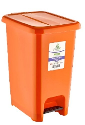 SLİM PEDALLI ÇÖP KOVASI GRİ CEYMOP TURUNCU - 50