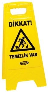 İKAZ LEVHASI SARI