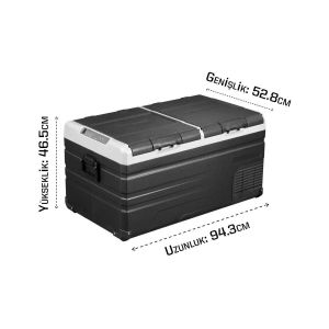 Icepeak Santa Kompresörlü Buzdolabı 95 Litre