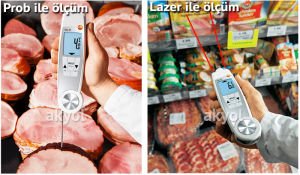 Testo 104 IR Lazerli ve Problu Gıda Termometresi