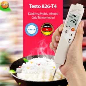 Testo 826-T4 Daldırma Problu İnfrared Gıda Termometre