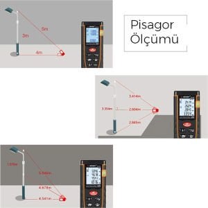 Sndway SW-T60 Lazermetre (60 Metre Ölçüm)
