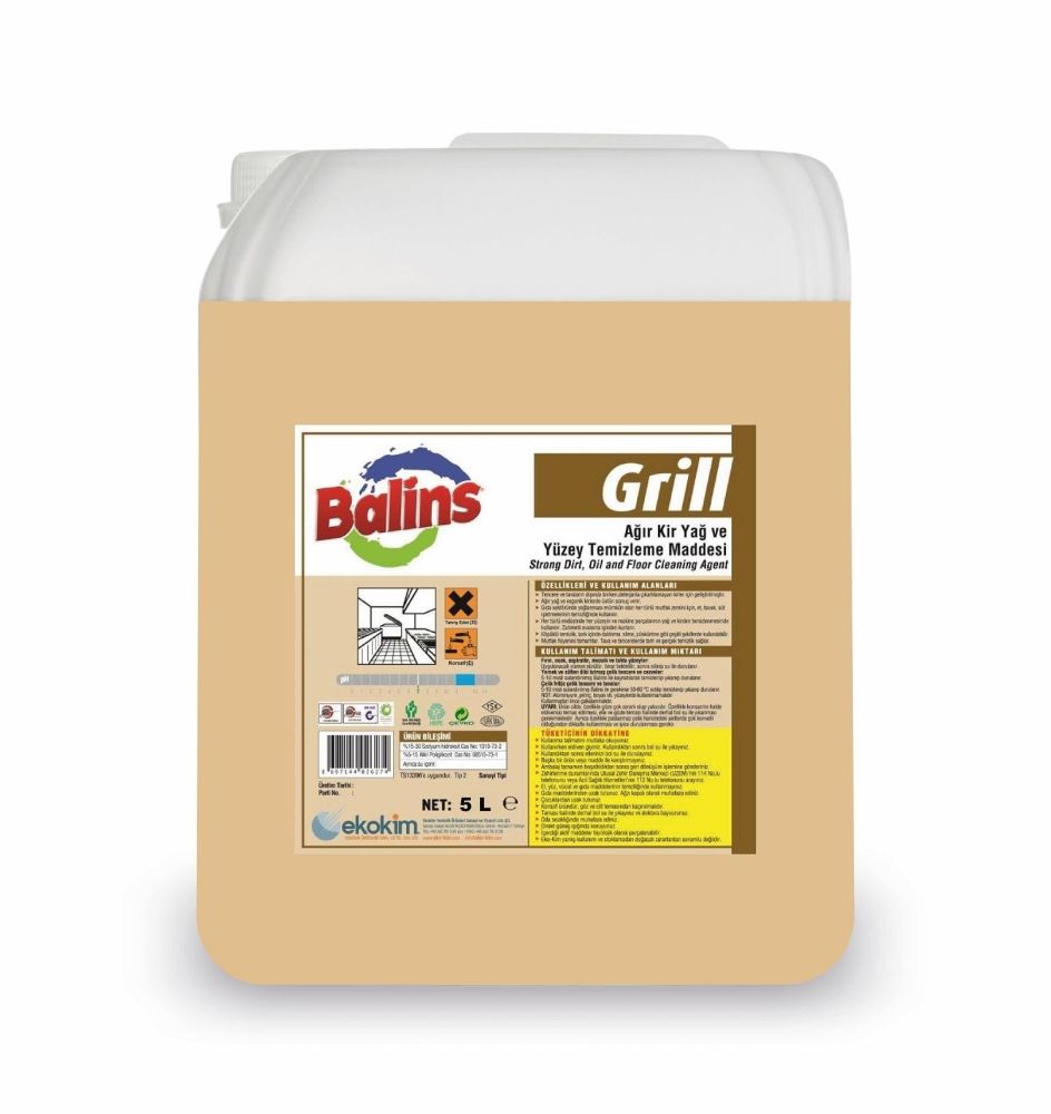 Balins Grill Mutfak Yağ Sökücü 5 Kg