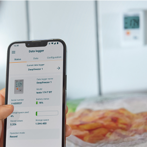 Testo 174T BT Akıllı Sıcaklık Kayıt Datalogger Cihazı | Beyaz