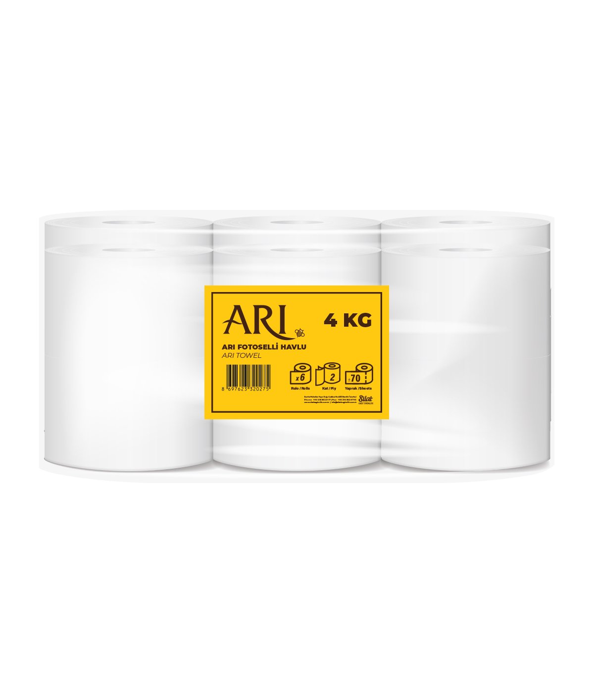 21 CM ARI HAREKETLİ HAVLU 4  KG