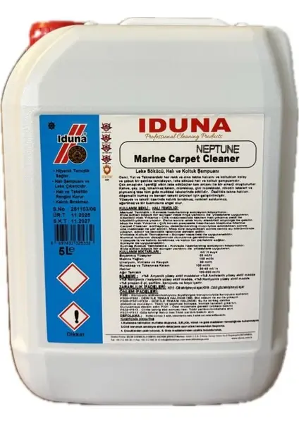 LEKE SÖKÜCÜ HALI VE KOLTUK ŞAMPUANI NEPTUNE MARINE CARPET CLEANER