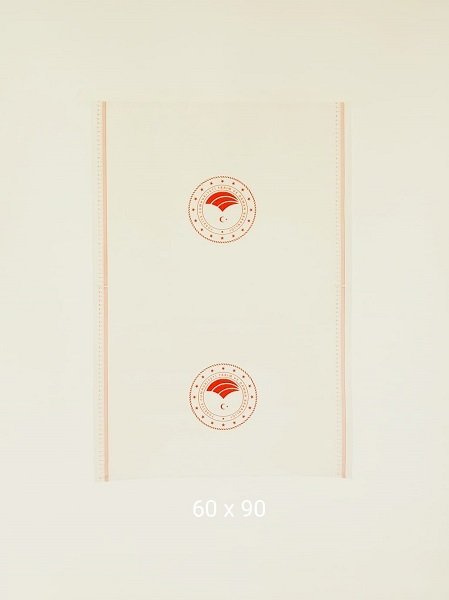 BAKANLIK LOGOLU NUMUNE TORBALARI BEYAZ - 60*90