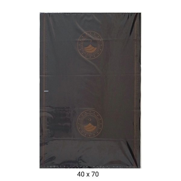 BAKANLIK LOGOLU NUMUNE TORBALARI SİYAH - 30*50